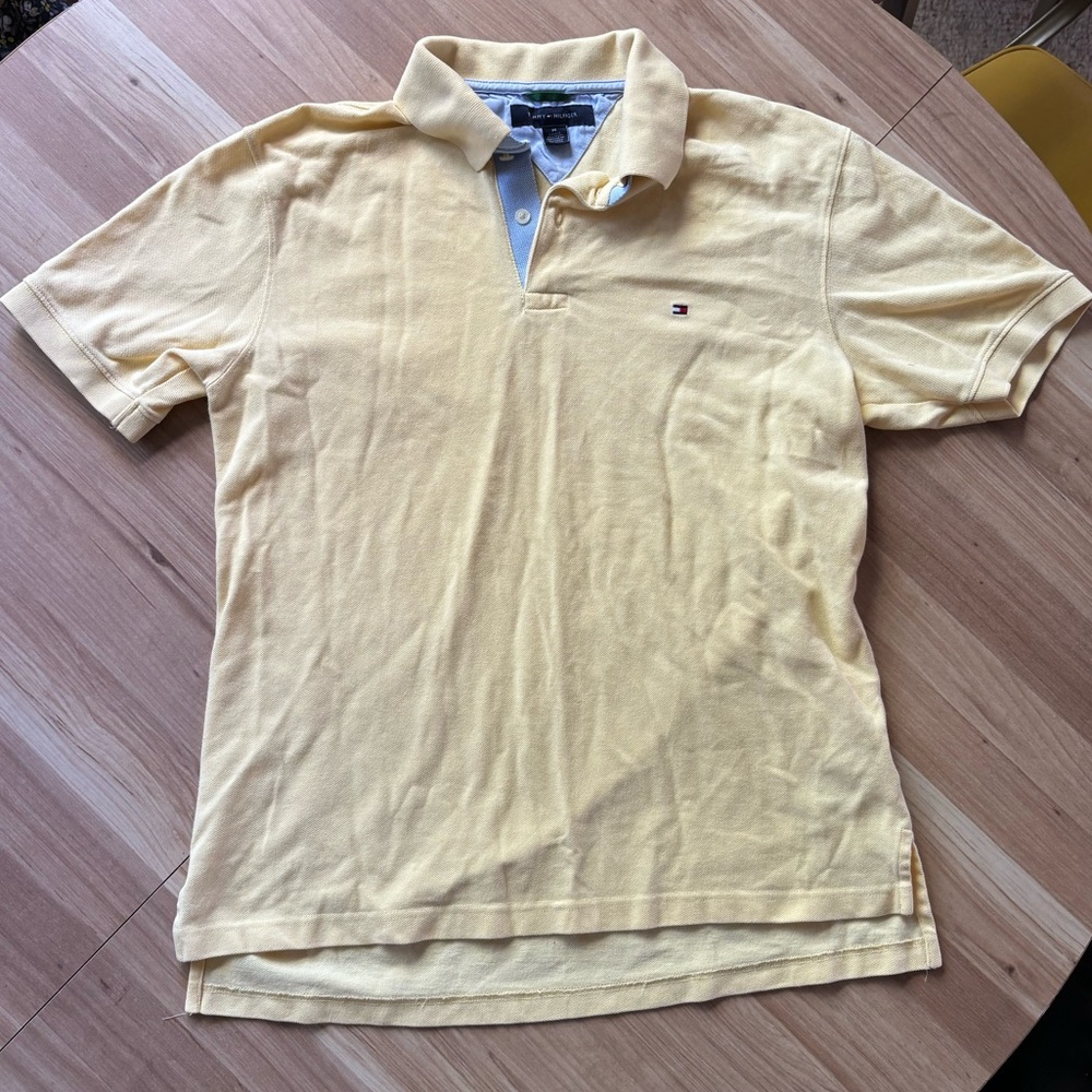 Tommy Hilfiger Men’s Yellow Polo Shirt
